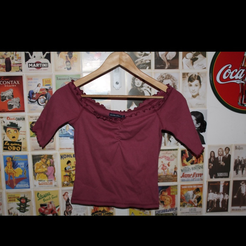 Pink crop top